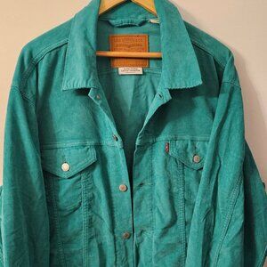 Levi's Vintage Fit Corduory Trucker Jacket - Green